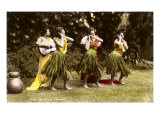Hula Dancers, Hawaii Prints