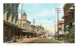 Business District, Honolulu, Hawaii Poster