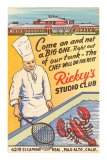 Rickey's Studio Club, Lobster, Palo Alto, California - Posterler