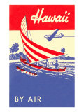 Hawaii by Air, Outrigger Lámina giclée Hawaii by Air, Outrigger Lámina giclée