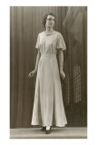 Twenties Mannequin in Long Dress Poster