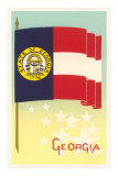 Flag of Georgia Posters