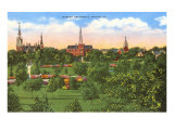 Mercer University, Macon, Georgia Lámina giclée Mercer University, Macon, Georgia Lámina giclée