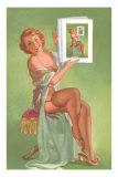 Infinitely Self-Referential Pin-Up Prints