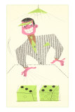 Smiling Crap Shooter Posters