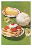 Desserts des années 50 Affiches