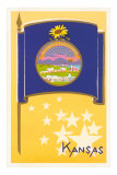 Flag of Kansas Poster