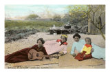 Hawaiian Natives at Leisure Photo