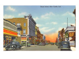 Broad Street, New Castle, Indiana Prints