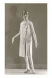 Twenties Female Mannequin in Flapper Dress Posters
