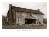 Log Building, Nashville, Indiana Posters