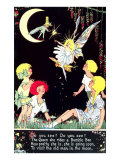 Fairy Riding Bumble Bee Posters