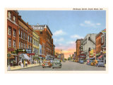 Michigan Street, South Bend, Indiana Poster