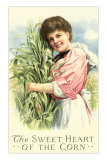 Sweet Heart of the Corn, Old-Fashioned Girl in Field Prints