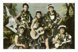 Hawaiian Music Girls Posters