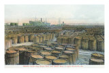 Resin Yard at Docks, Savannah, Georgia Print
