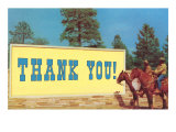Thank You, Billboard and Cowboys Posters