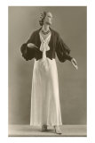Twenties Mannequin in Black and White Dress Photo