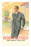 Born Clothes, Man in Suit Poster