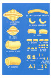 Varieties of Pasta Poster Varieties of Pasta Poster