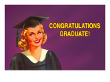 Congratulations Graduate, Blonde Coed Photo