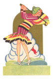 Lady Golfer, Graphics Poster