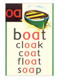 OA in Boat Giclée-tryk