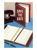 Save the Date, Day Planner Lámina giclée Save the Date, Day Planner Lámina giclée