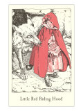 Engraved Illustration for Little Red Riding Hood Prints