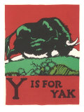 Y is for Yak Prints