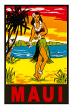 Maui, Hula Girl, Hawaii Foto Maui, Hula Girl, Hawaii Foto