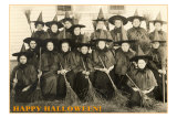 Class Picture of Witches Posters