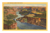 Lava Terraces, Snake River Canyon, Idaho Posters