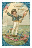 Birthday Greetings, Sailor Boy Posters