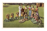 Hula Maids and Poi Pounder, Hawaii Posters