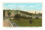 West Baden Springs Hotel, Indiana Poster