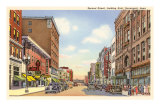 Second Street, Davenport, Iowa Poster