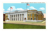 Memorial Coliseum, Evansville, Indiana Print