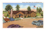 Lodge, Niagara Cave, Iowa Poster