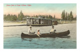 House Boat, Coeur d'Alene, Idaho Prints