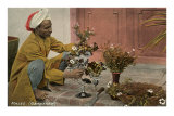 Malee, North African Gardener with Bouquets Posters