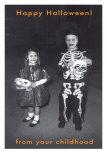 Trick or Treaters in Costume Posters