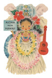 Aloha from Hawaii, Doll with Ukulele Posters