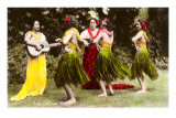 Danceuses de hula, Hawaii Posters