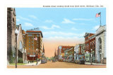 Franklin Street, Michigan City, Indiana Posters