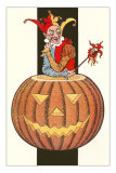 Jack O'Lantern with Joker Prints