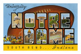 University of Notre Dame, South Bend, Indiana Pósters