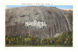 Stone Mountain, Georgia, North America, Poster