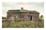 Lincoln Log Cabin Coles County, Illinois Prints