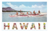 Hawaii, Outrigger at Diamond Head Láminas Hawaii, Outrigger at Diamond Head Láminas